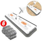 Large Flat Mop Self-contained Slide Microfiber Floor Mop Wet and Dry Mop For Cleaning Floors Home Cleaning Tools - Image 9