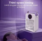 Three-speed air-cooled fan desktop spray air conditioning fan plus ice water-cooled desktop small USB powered fan - Image 2