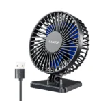 GAIATOP Mini USB Desktop Fan Portable Fan Desktop Office USB Quiet Cooling Fans Three Speed Adjustment Suitable For Home Office - Image 8