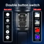 1000000LM Most Powerful LED Flashlight Rechargeable Type-c Flashlight Long Range 6000M Tactical Torch Light For Fishing Hunting - Image 4