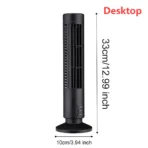 Desktop Tower Fan Quiet Desktop Fan Fast Cooling Fans Household Portable Air Conditioner Fan Circulating Fan for Home Office - Image 12