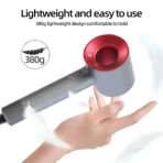 Bladeless high-speed hair dryer, negative ions, high power, silent and quick drying, portable, suitable for home and travel - Image 2