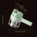 Portable Electric Vegetable Chopper Mini Food Processor Fruit Garlic Masher Cutter Slicer Kitchen Gadgets - Image 5